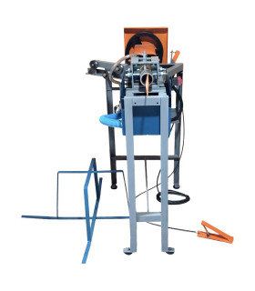 Maquina para hacer tejido romboidal