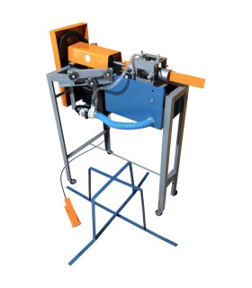 Maquina para hacer tejido romboidal